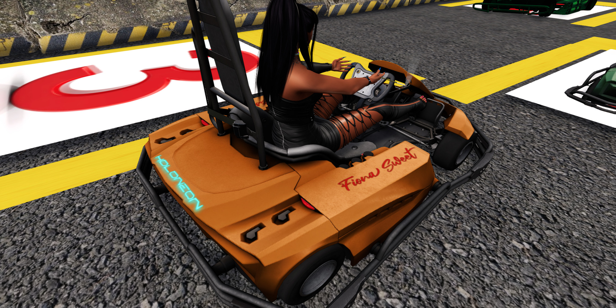 GoKart racing at Holoneon